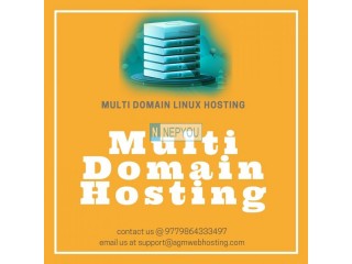 Best Linux  Multi Domain Hosting at just NPR. 699/month  in Nepal - AGM Web Hosting