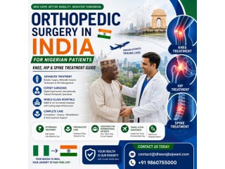 Low cost Orthopedic Surgery in India for Nigerian Patients