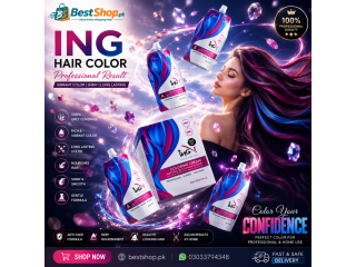 ING Hair Color in Pakistan – Rich, Shiny & Long-Lasting Color
