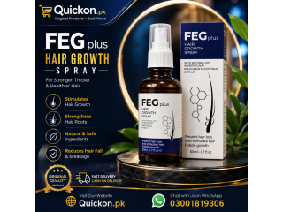 FEG Plus Hair Growth Spray Price in Pakistan - Buy Original 03001819306