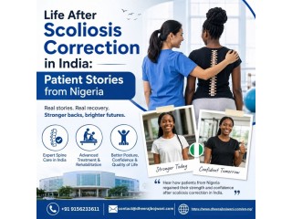 Best Scoliosis surgery in India For Nigeria Patients