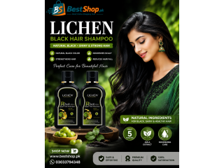 Lichen Black Hair Shampoo in Rawalpindi – Easy Hair Coloring