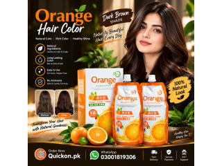 Orange Hair Color Dark Brown Price in Faisalabad- 03001819306