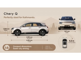Best Hatchback Electric Cars in Nepal | Explore Chery Q