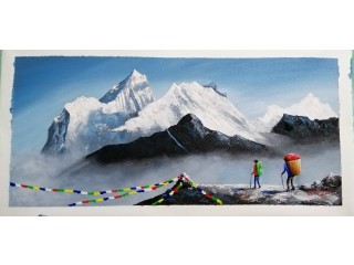 Everest handmade painting