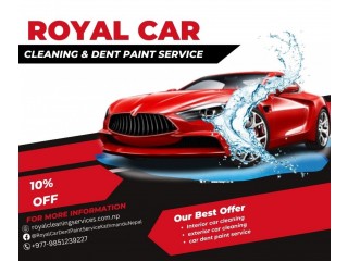Car cleaning and dent paint service in Kathmandu