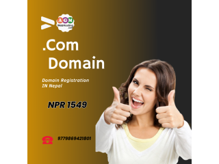 AGMWebHosting: Elevate your online presence with Nepal's exclusive ".Com Domain" at just NPR 1549. Secure yours now!