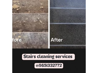 Elevate Your Home with our Stairs Marble Cleaning Service! 9851332772
